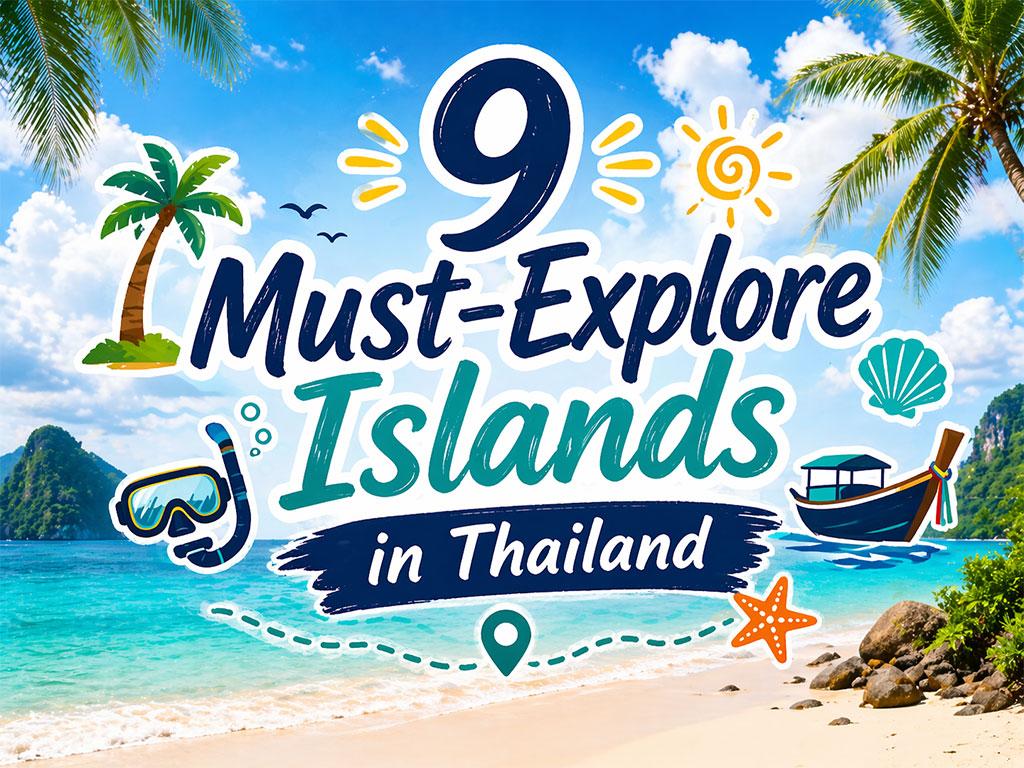 9 îles paradisiaques de Thaïlande pour l'aventure 